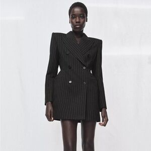 ZW COLLECTION PINSTRIPE BLAZER DRESS